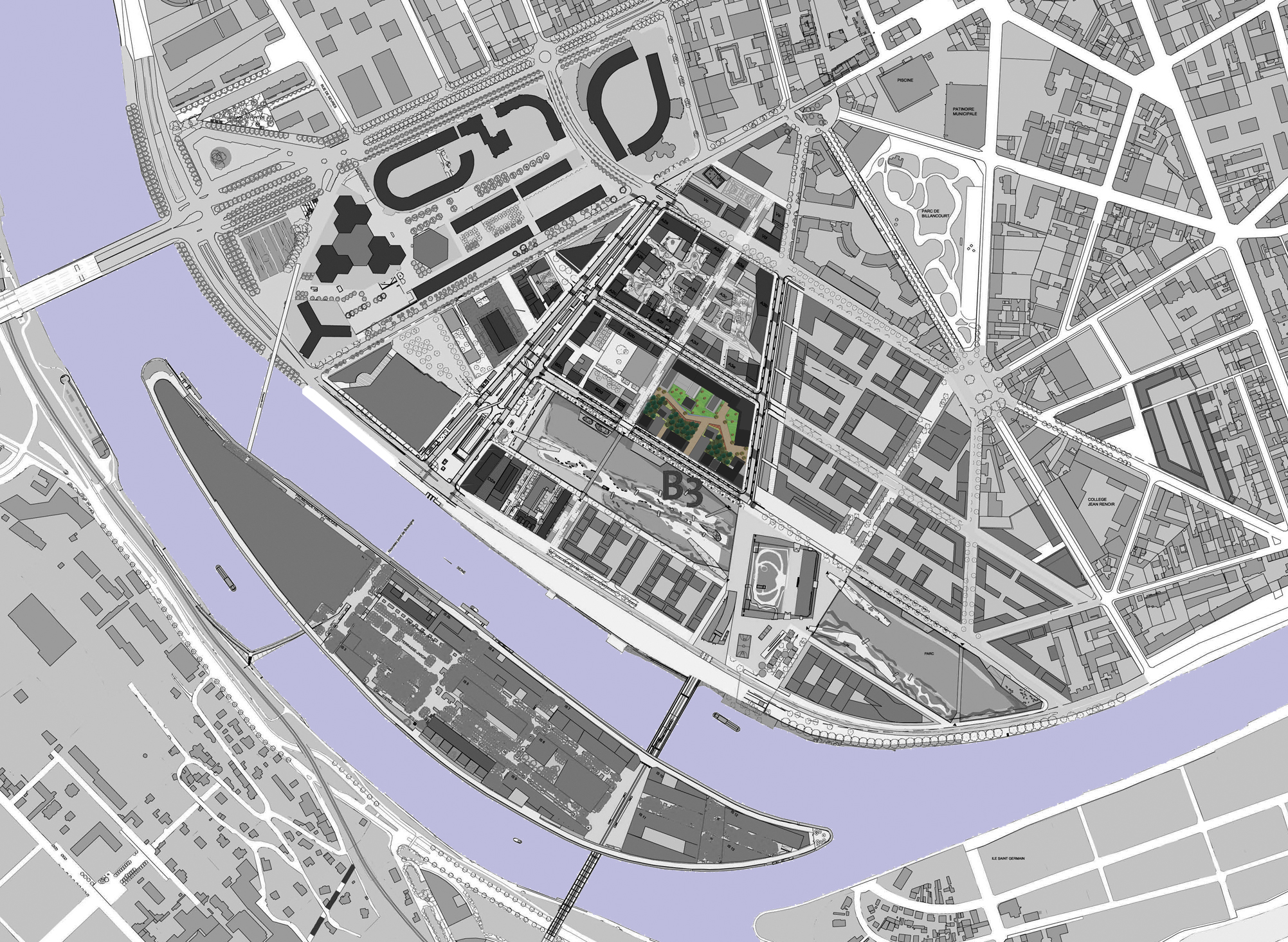 布洛涅 - 比扬古 B3 花园-21