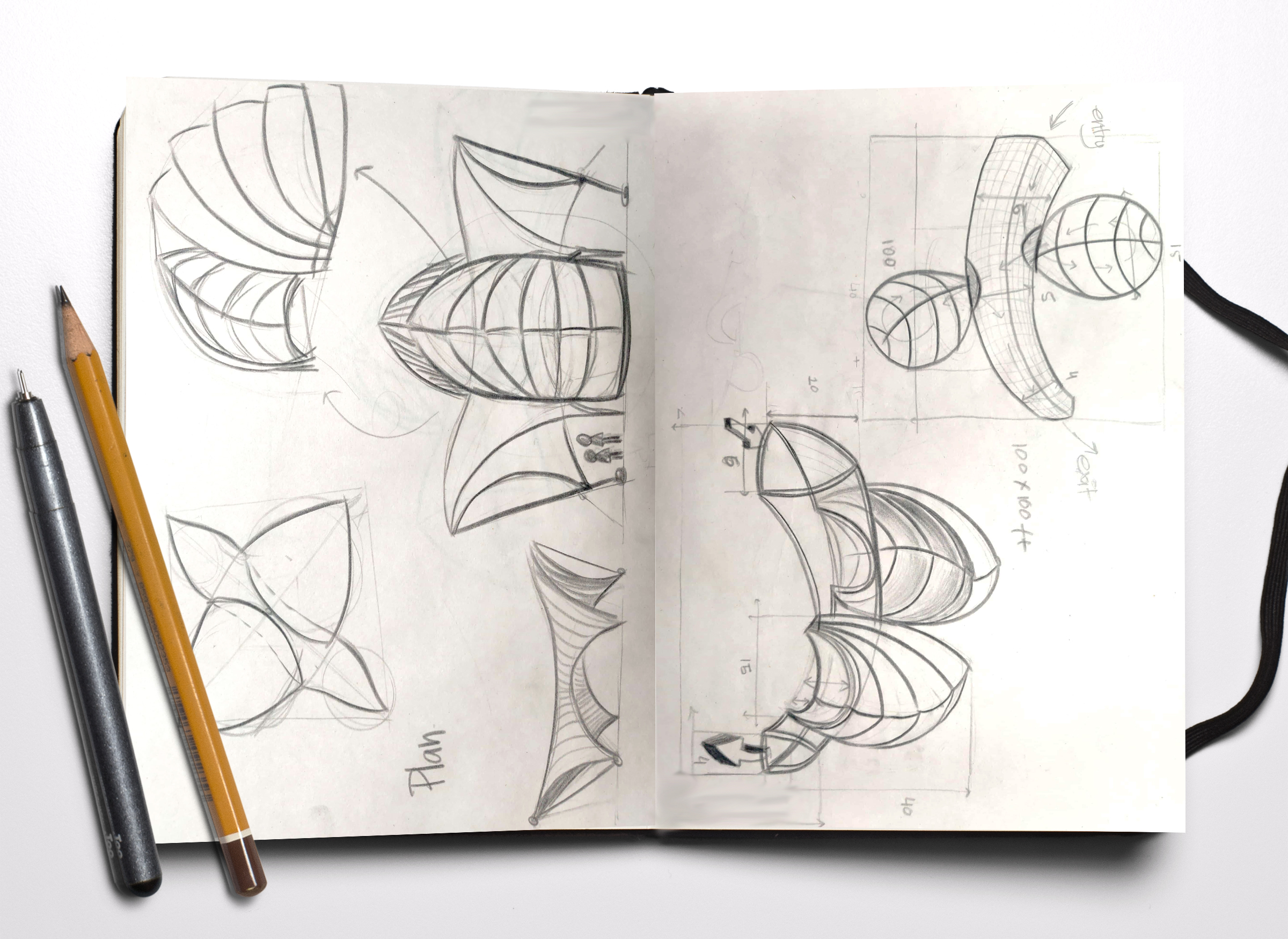 ORIGAMI: tensile structure and exhibition-4