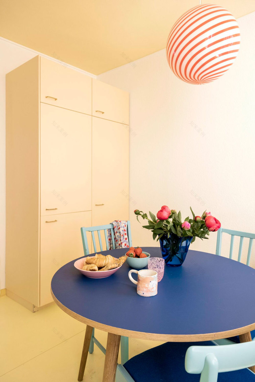 哥本哈根的色彩鲜艳的公寓-3