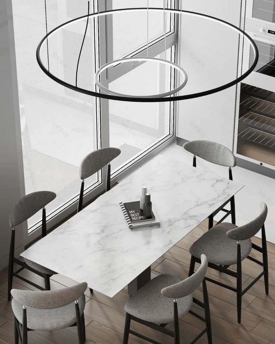 极简高级灰 · 一家三口蓝色豪宅设计丨俄罗斯丨俄罗斯设计师 Alina Larionova-24