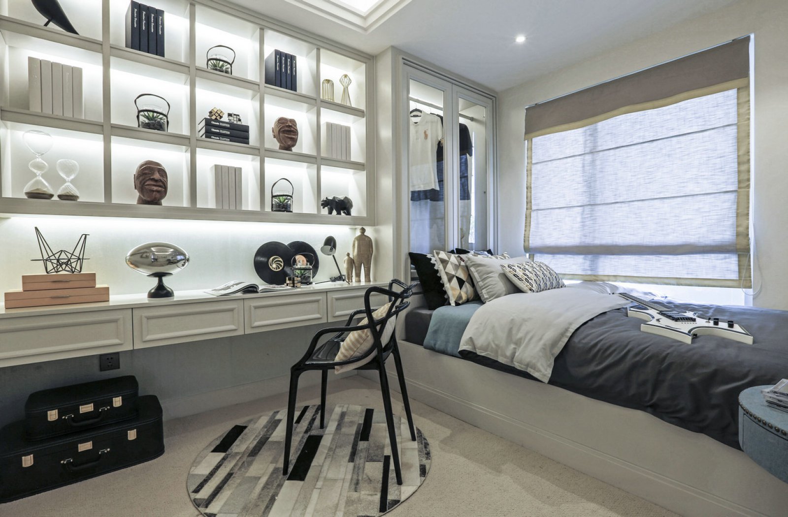 135㎡绵阳中央公园·紫云府法式样板房-13