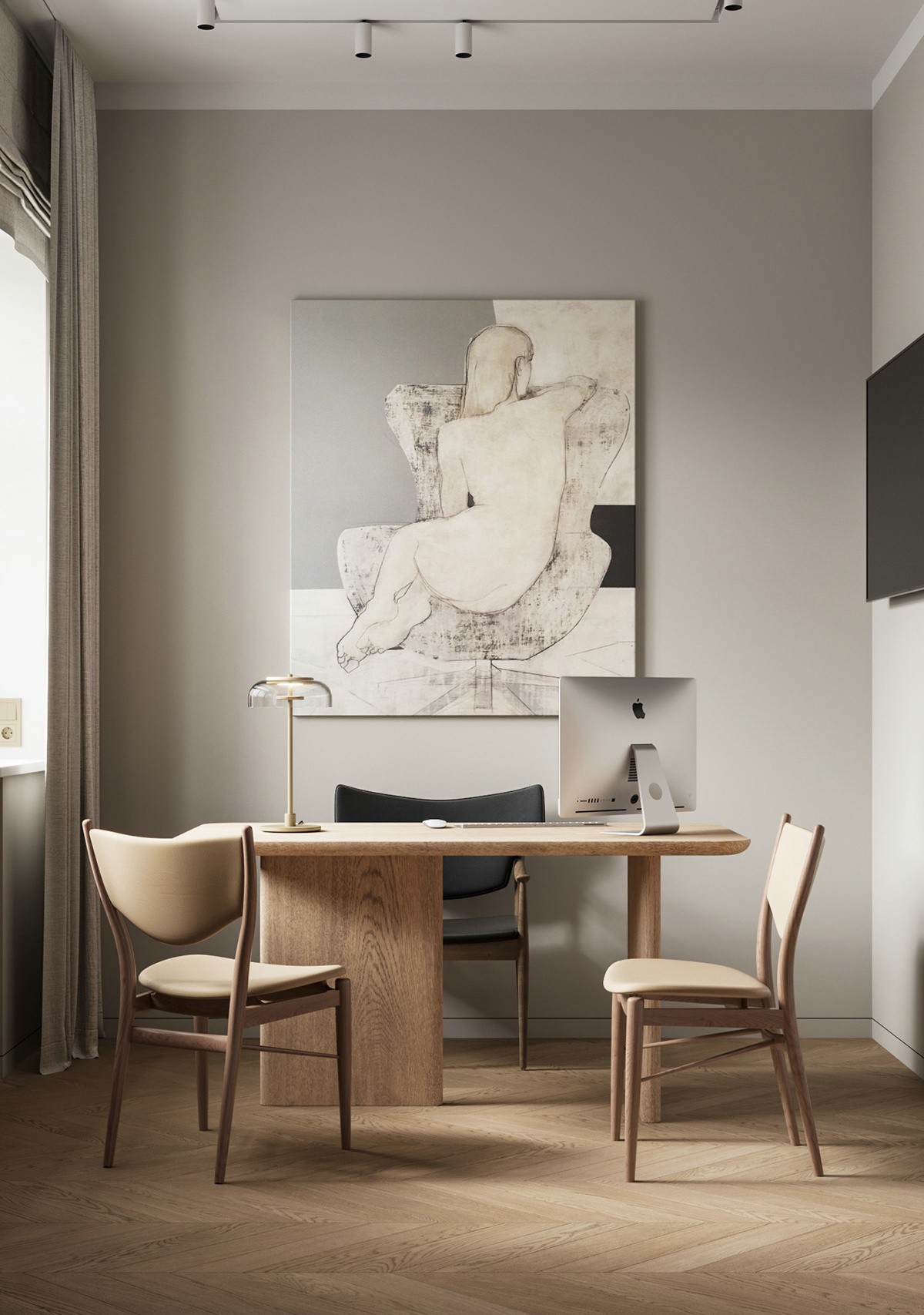 极简优雅的 106㎡无欲无求之家-11