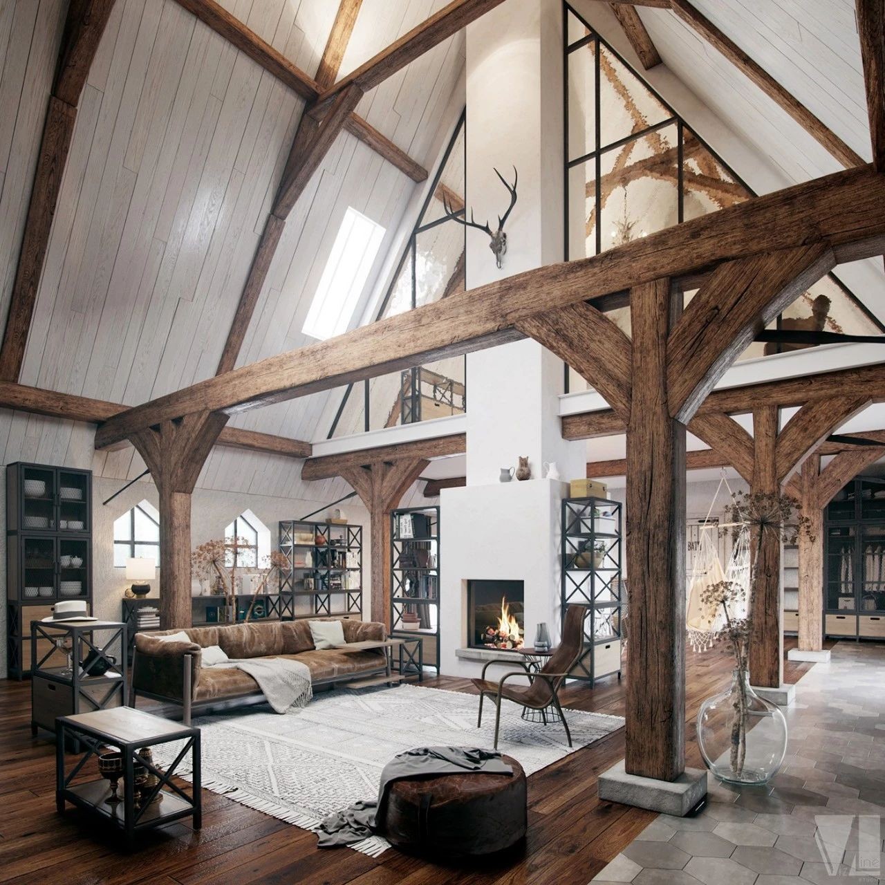 看看这工业风LOFT的效果图丨别拿照片骗我-41