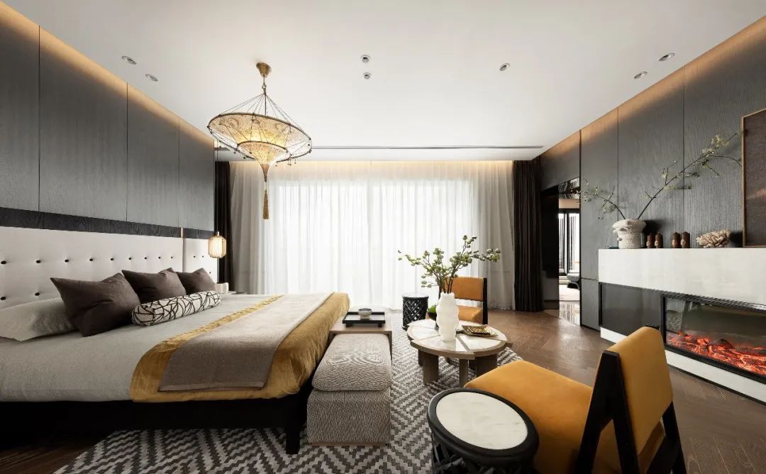 滇池半山合院 | 禅意英伦的摩登空间-36