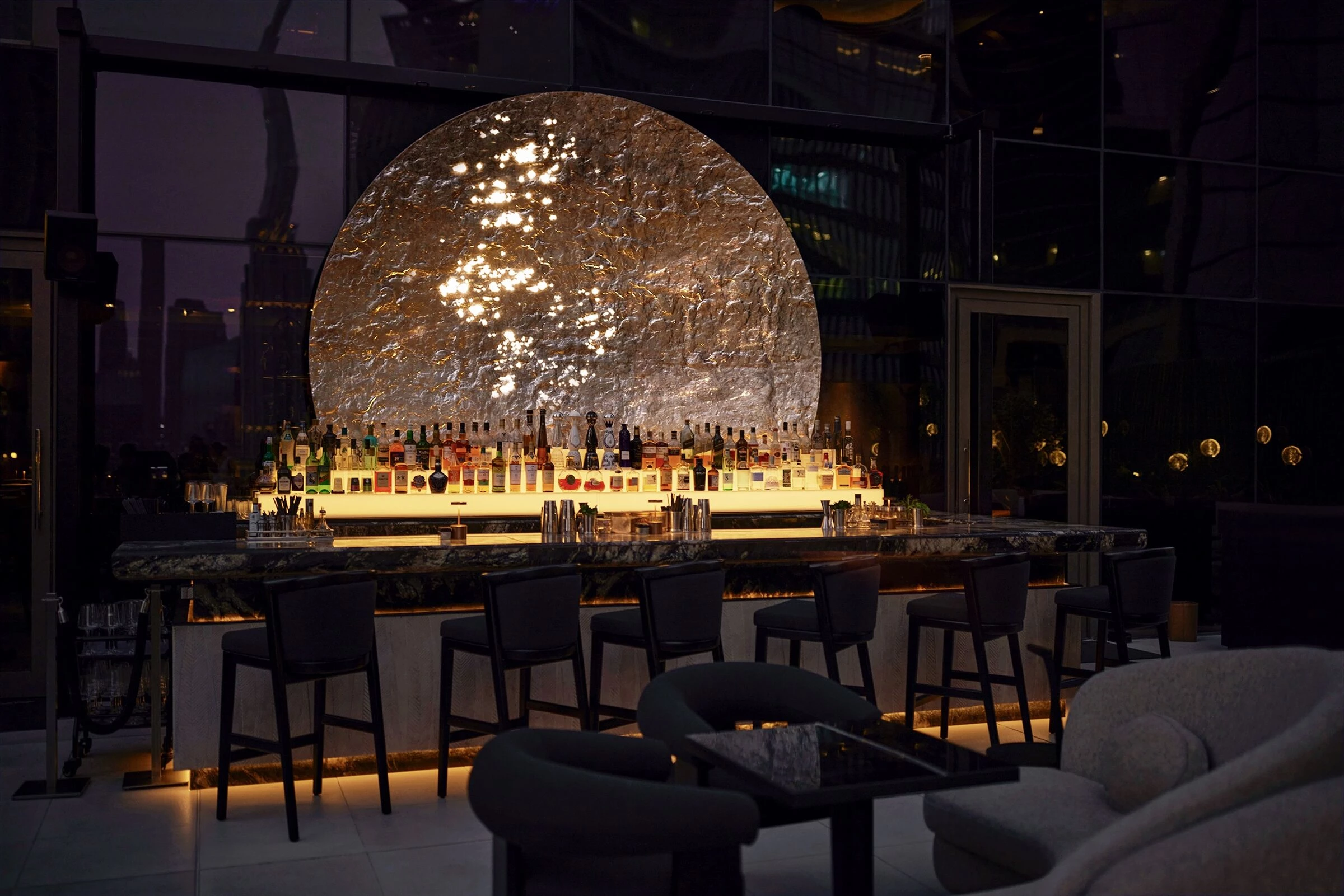 Luna Sky Bar Four Seasons | Sundukovy Sisters Design Studio (S+S) | Archello-1