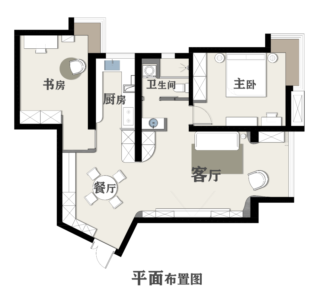 浪漫温馨婚房设计丨言叙设计机构-10