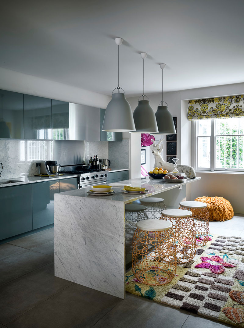 伦敦花艺大师的家，紫色魅影与花卉的狂欢-5