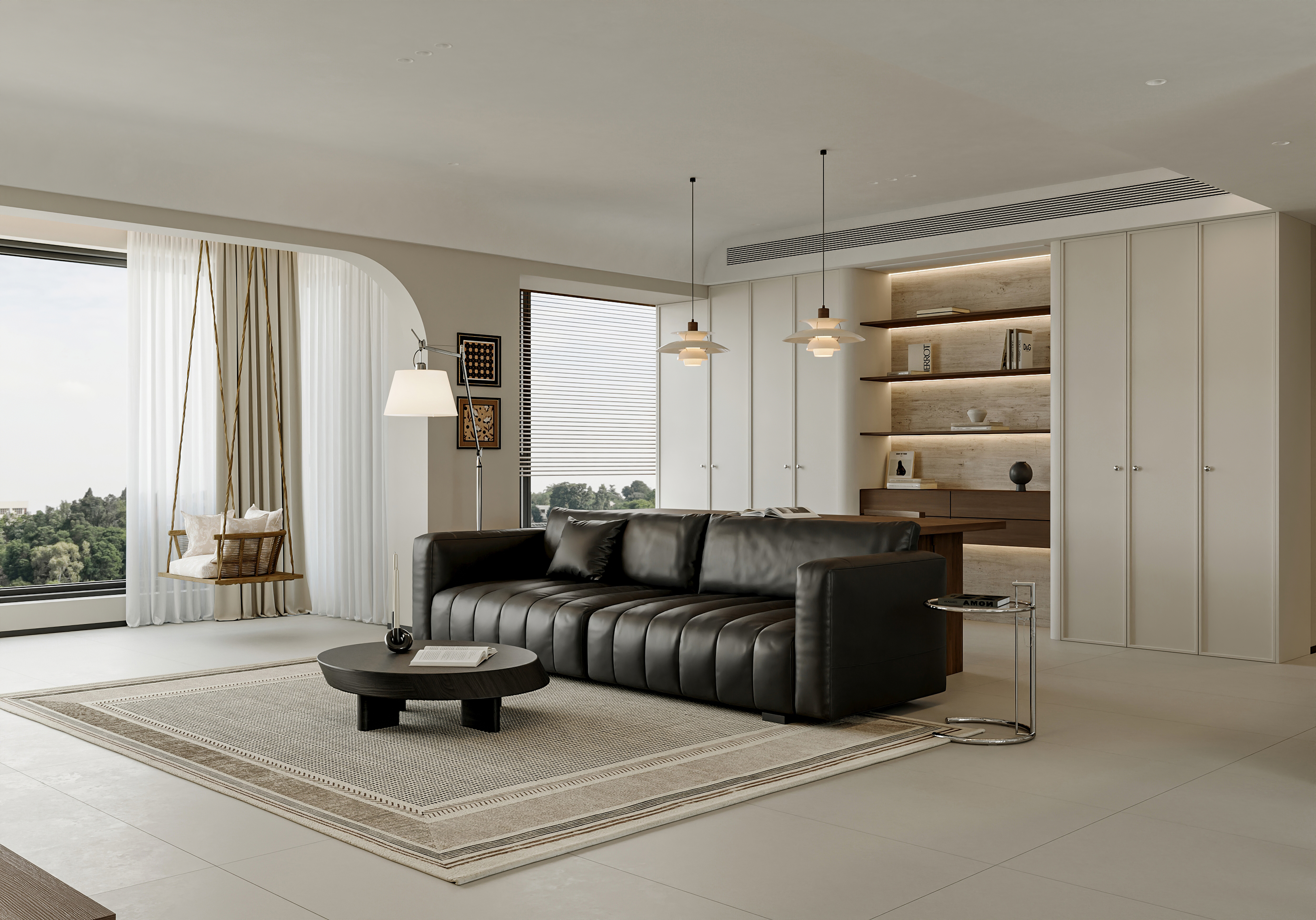 奶油中古客餐厅卧室卫生间丨近期表现-0