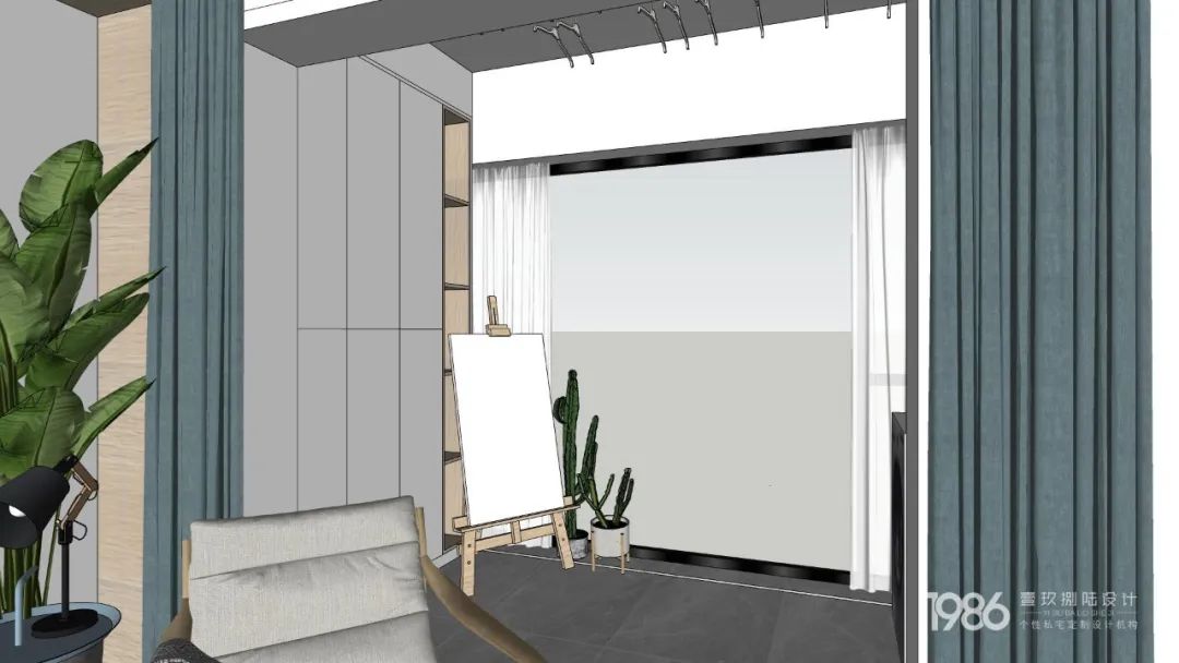 北欧风长沙 95㎡小户型，简约清新空间-12