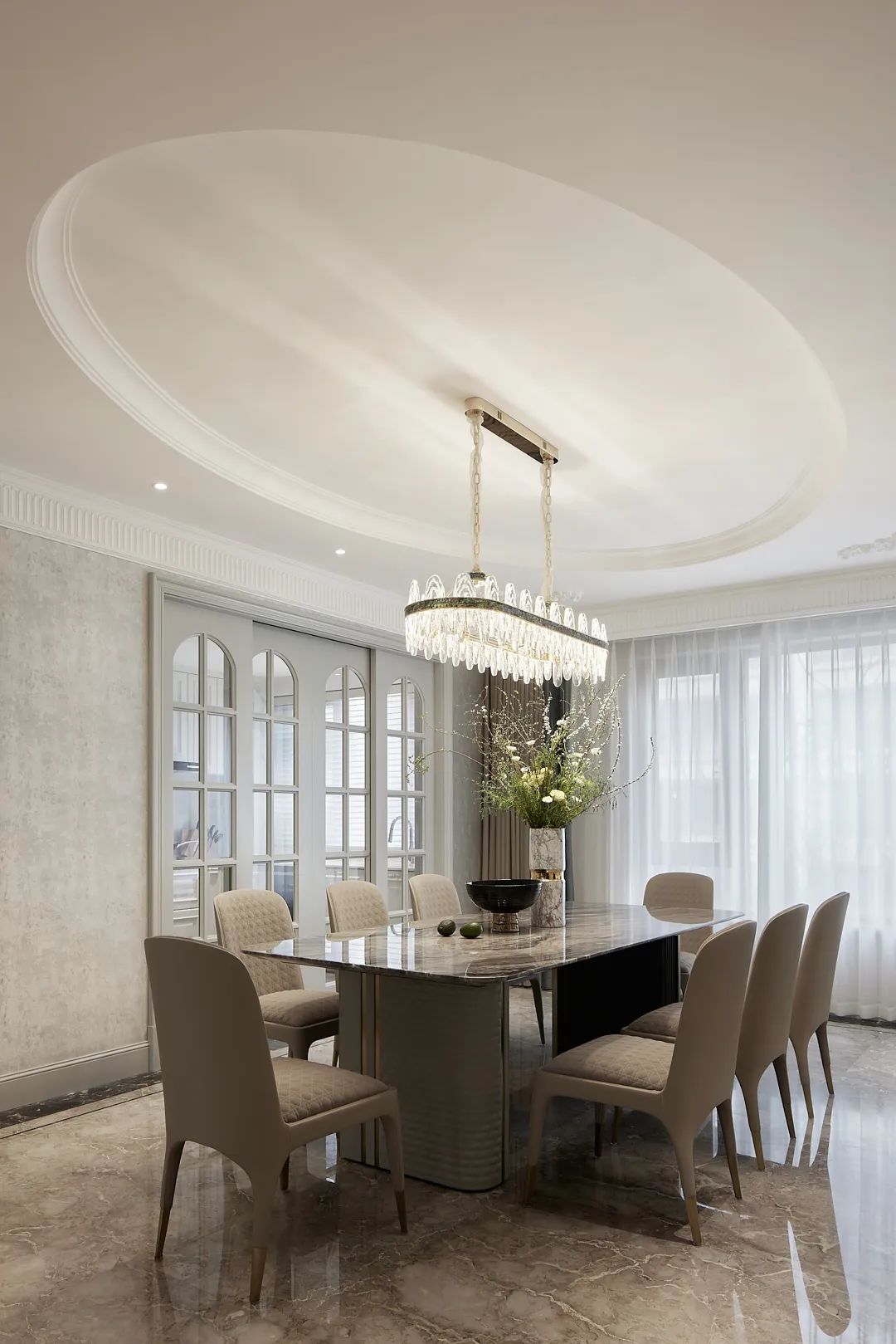 法式浪漫与中国传统工艺的完美融合丨HHDESIGN 紅華设计事务所-18