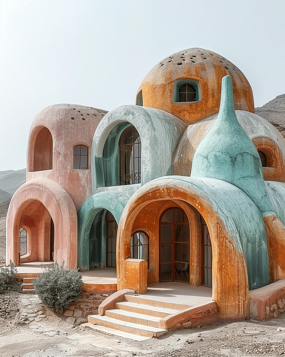 海岸七彩梦幻圆顶丨伊朗丨Mahdiye Amiri-10