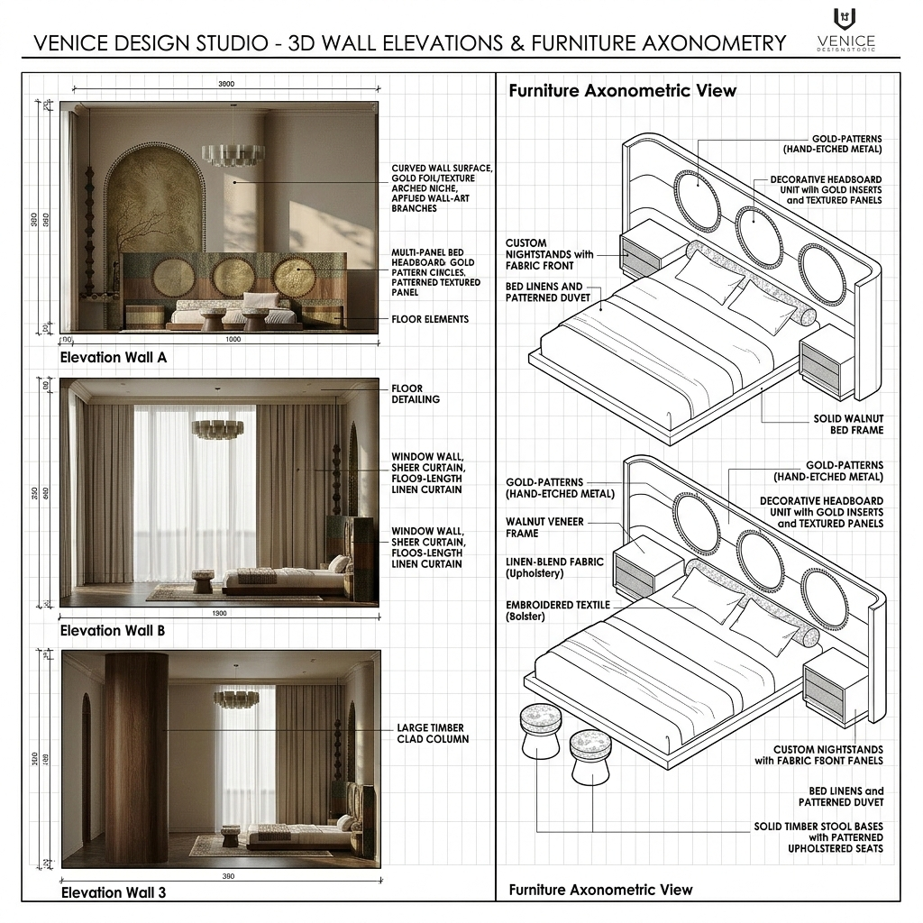 主卧室设计丨Mohammed Yossef-21