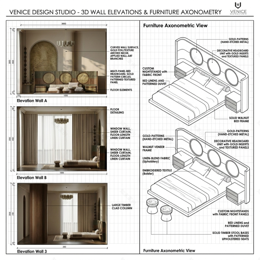主卧室设计丨Mohammed Yossef-21