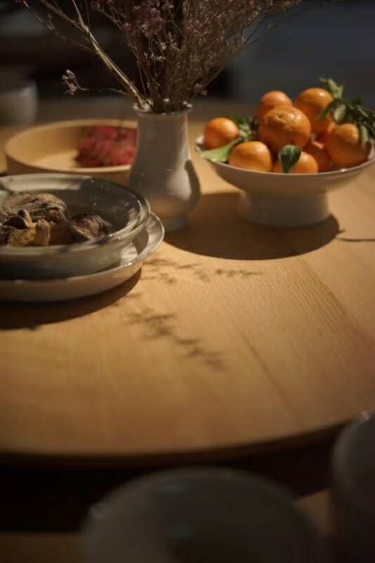 墨问素简家具——北美黑胡桃木圆餐桌-50