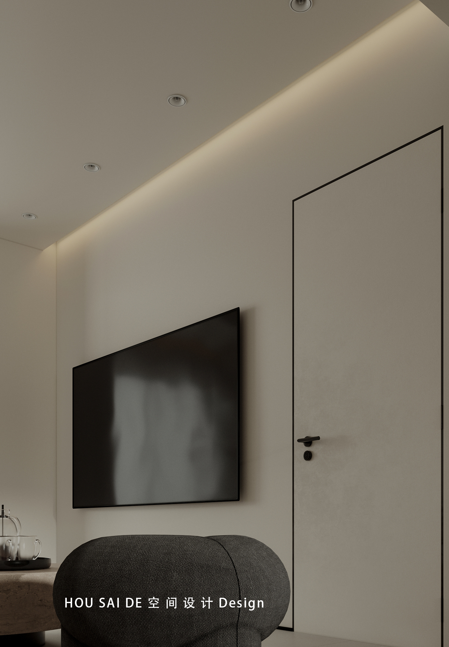 侘寂风格室内设计丨中国河北丨HSD 空间设计-11