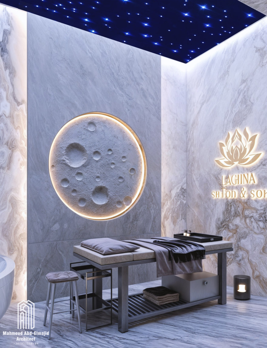 Laguna salon & spa 设计丨阿联酋丨Mahmoud abd elmajied-18