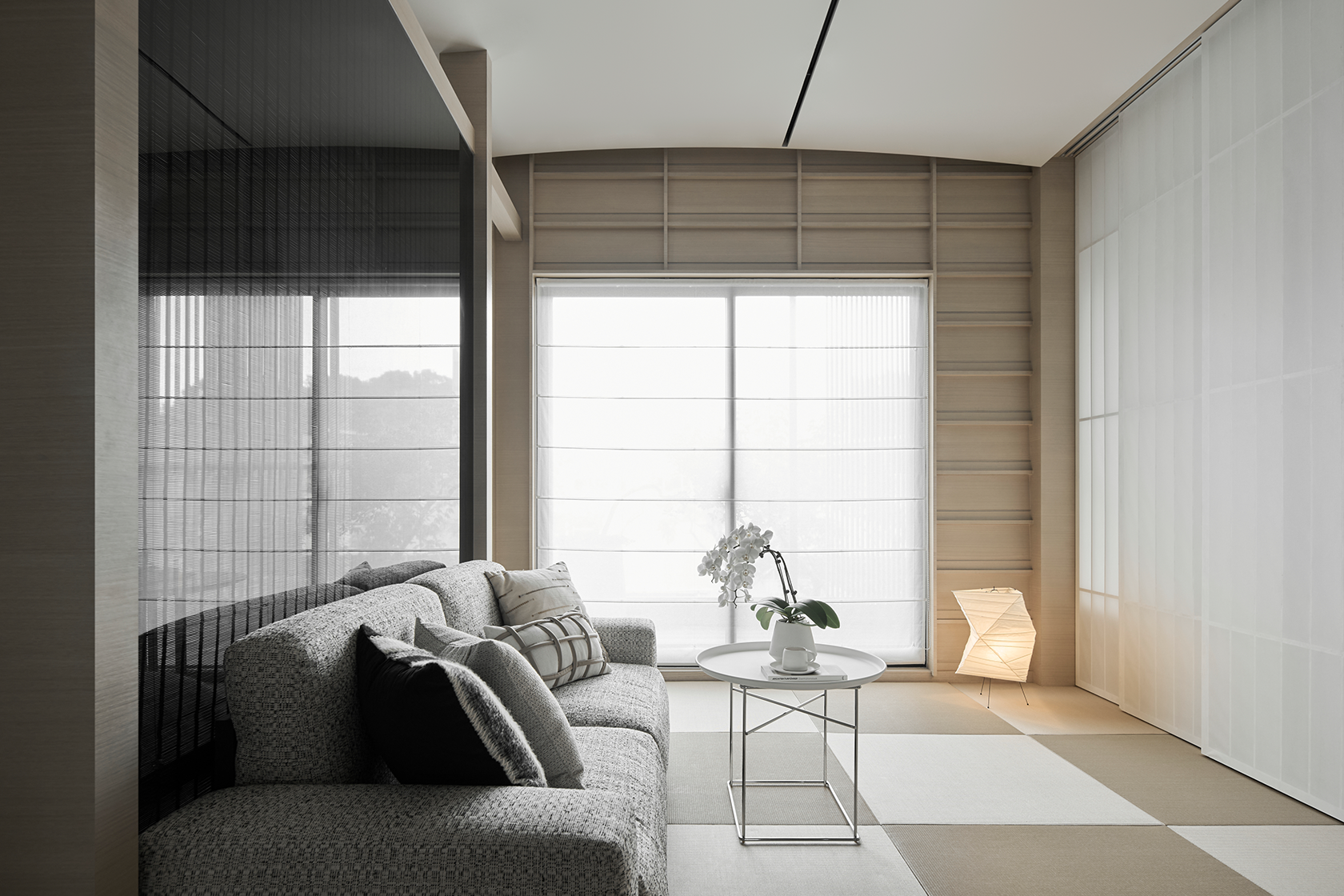 突破限制！塌塌米取代地砖,营造45平度假感住宅丨行舍空间事务所-12