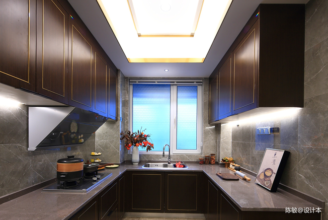 复式220平米装修案例·效果图  悠然雅居-16