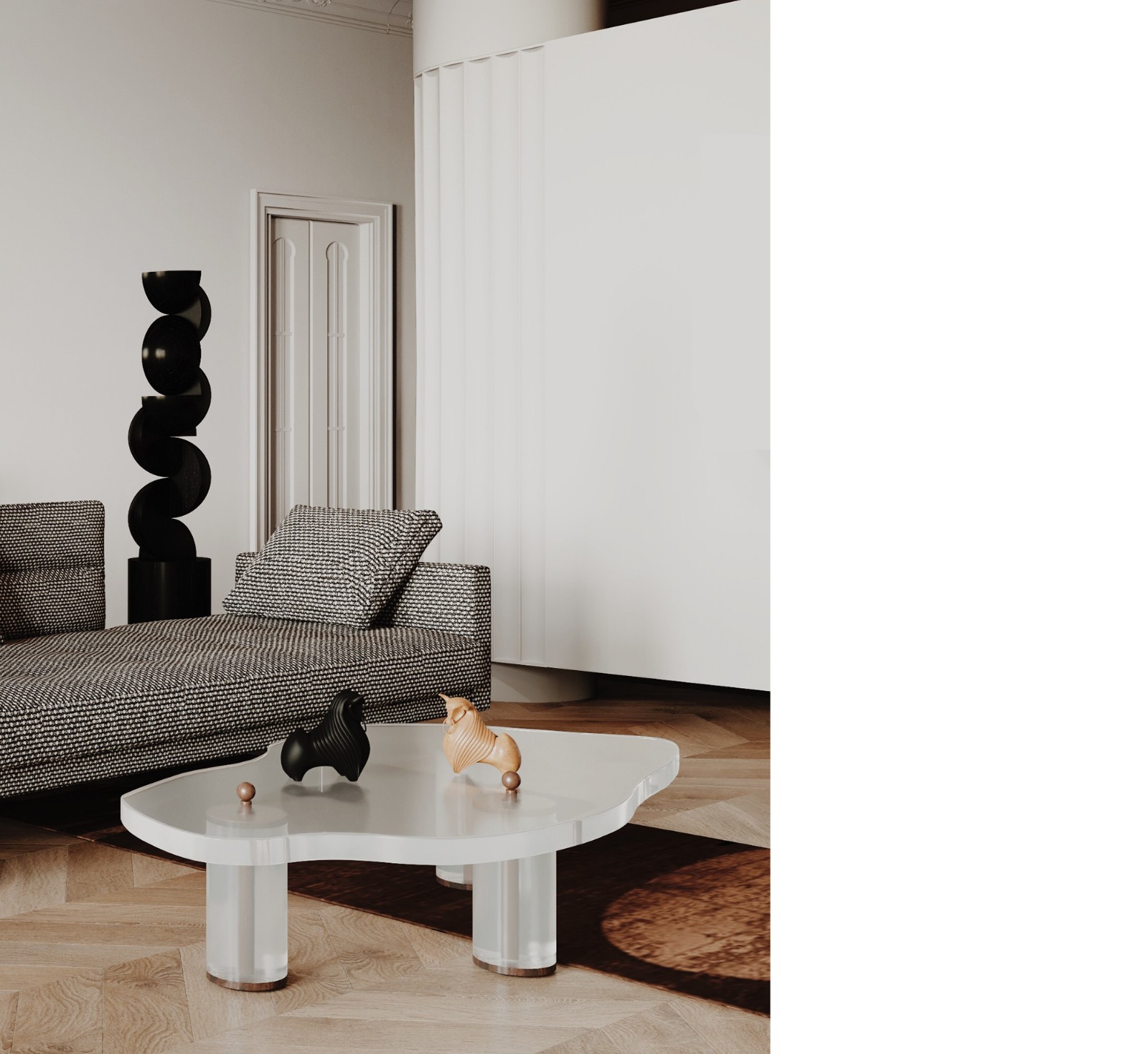 90㎡乌克兰一个为年轻家庭打造的公寓  Sivak+Partners-3