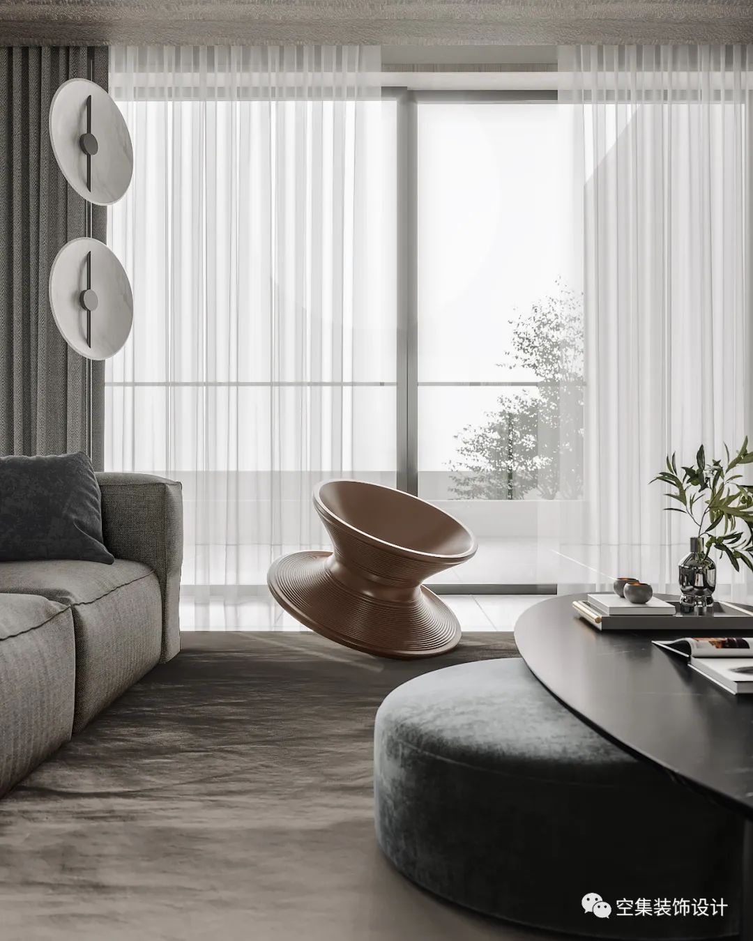 素履之往,心之所向 | 义乌 300m²现代家居设计-6