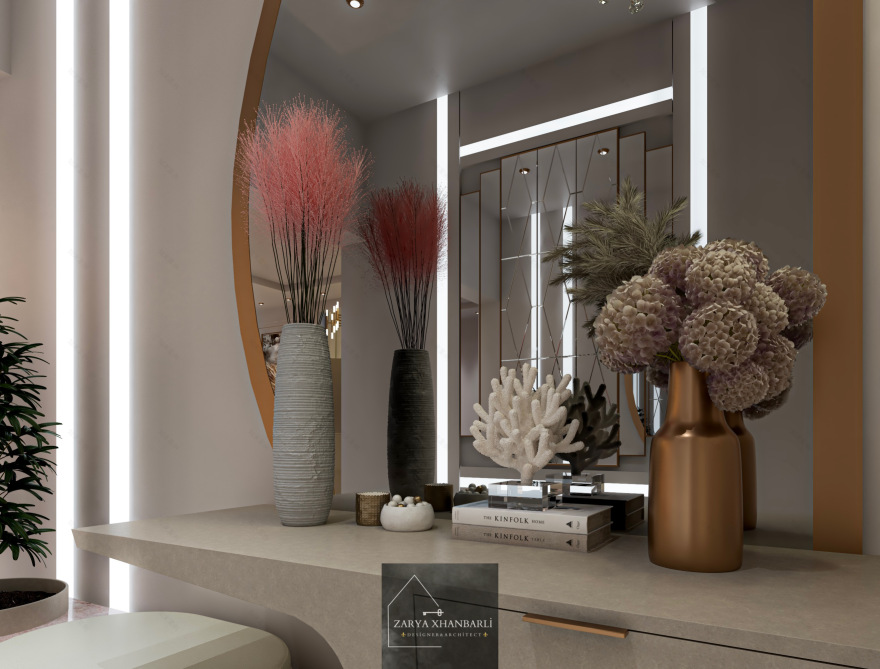 50 平客厅室内设计丨Nazrin Qanbarli-10