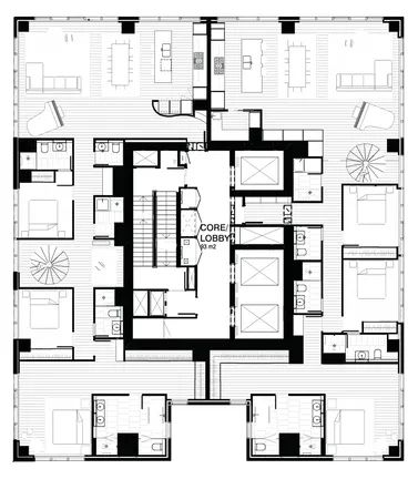 模范公寓丨澳大利亚墨尔本丨Fender Katsalidis Architects-24