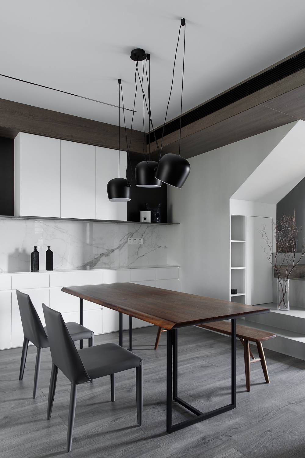 极简黑白,打造轻盈自在的生活空间丨中国淮安丨CX.D 辰夏空间规划-40