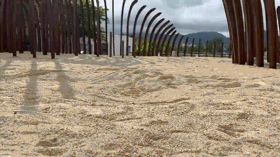 深圳大鹏新区“海之韵”装置——耐候钢打造的海洋主题互动空间-30