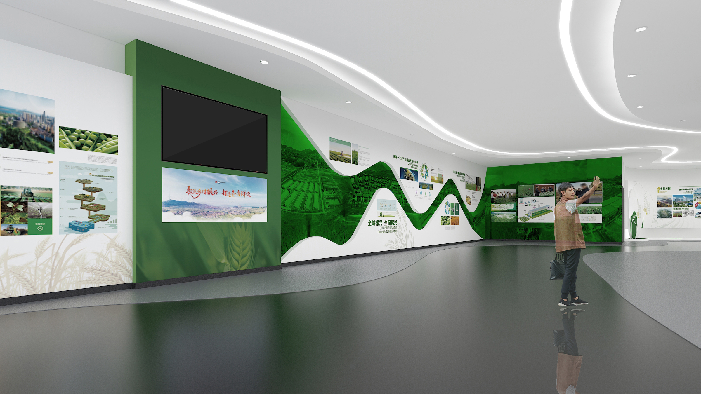 某区城镇融合展厅丨水经筑设计事务所-11