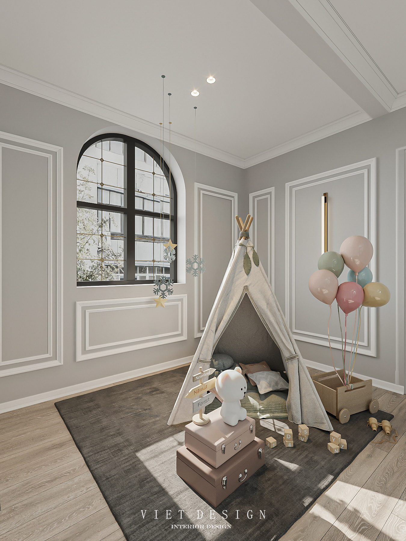 黄金别墅丨VIET Design-44