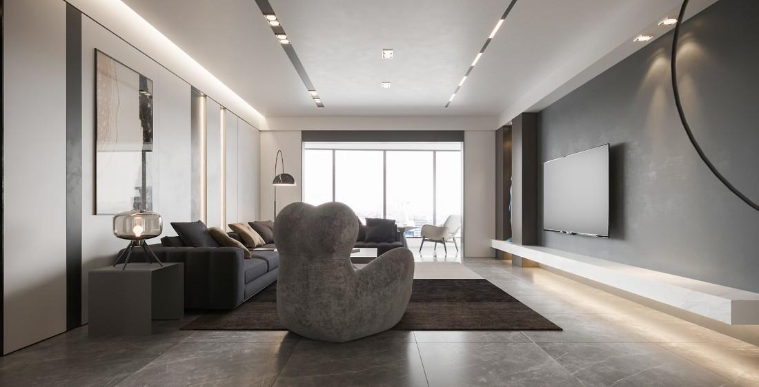 现代简约家居,打造通透空间-10