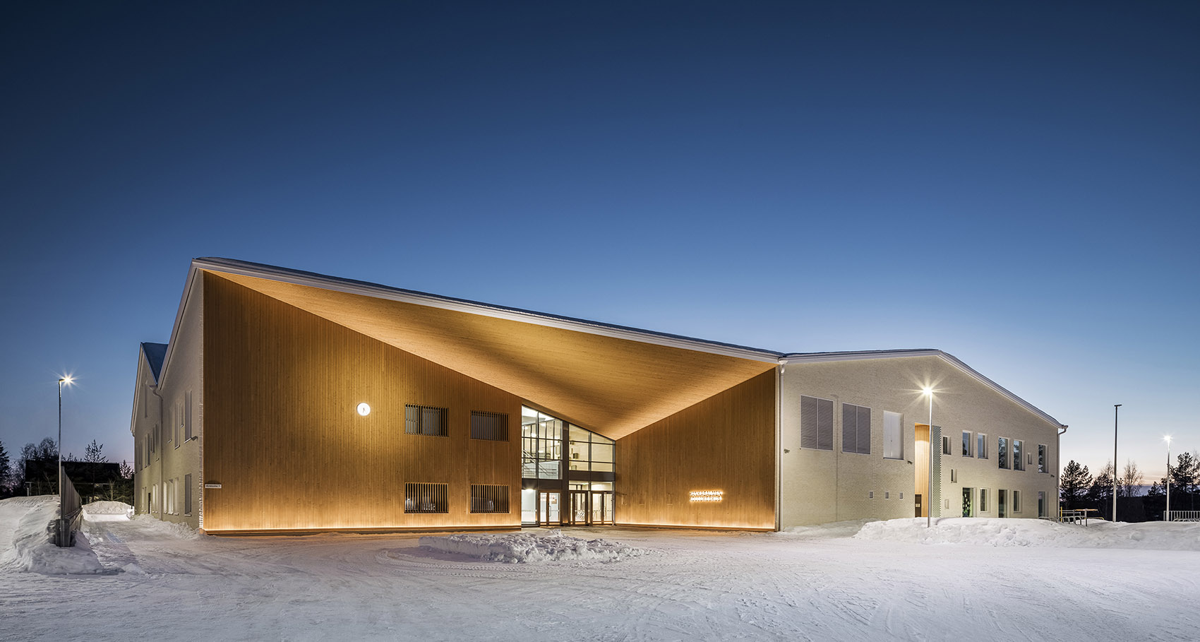 Hankasalmi 学校中心丨芬兰丨Parviainen Architects-33