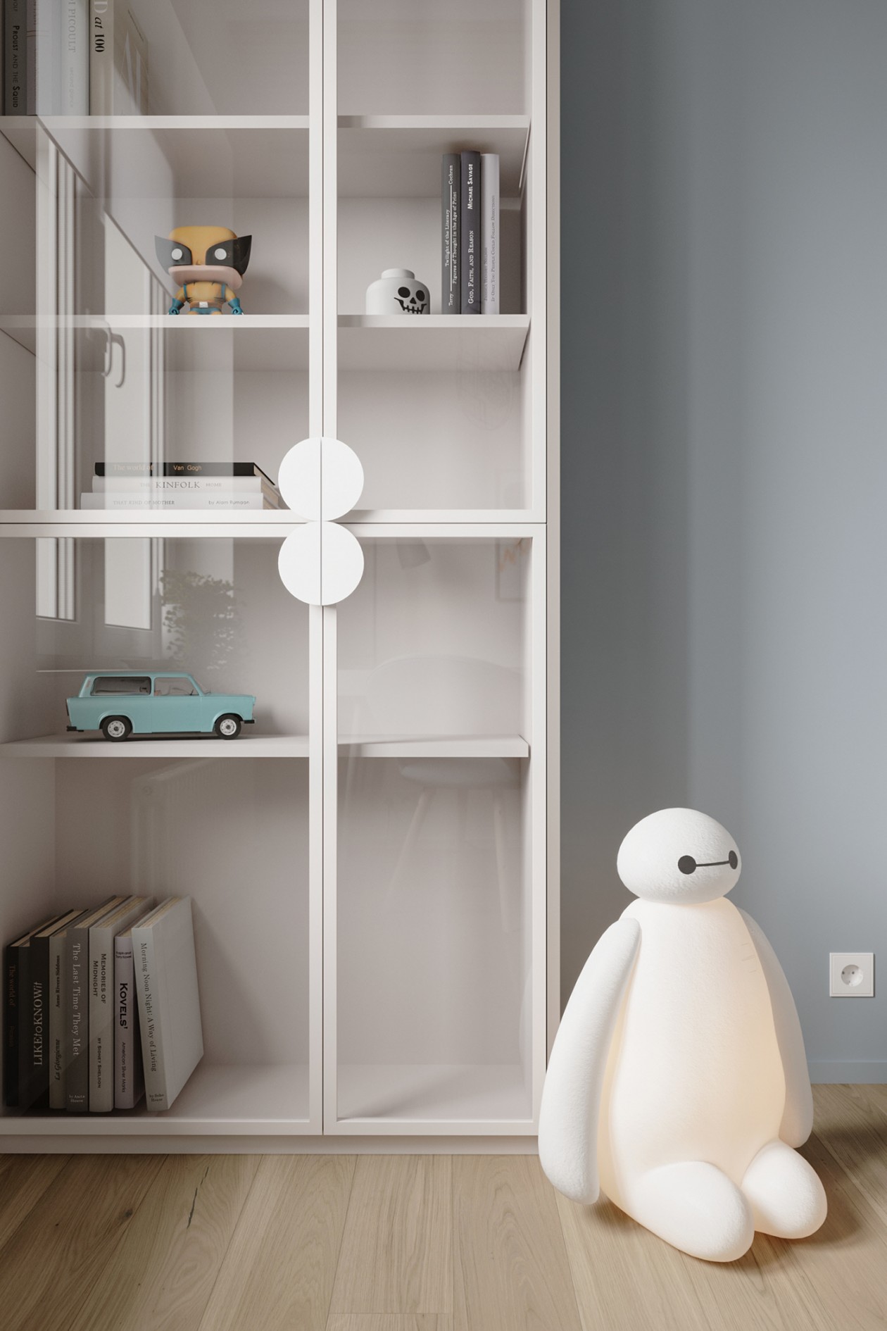 现代原木风平层设计-21