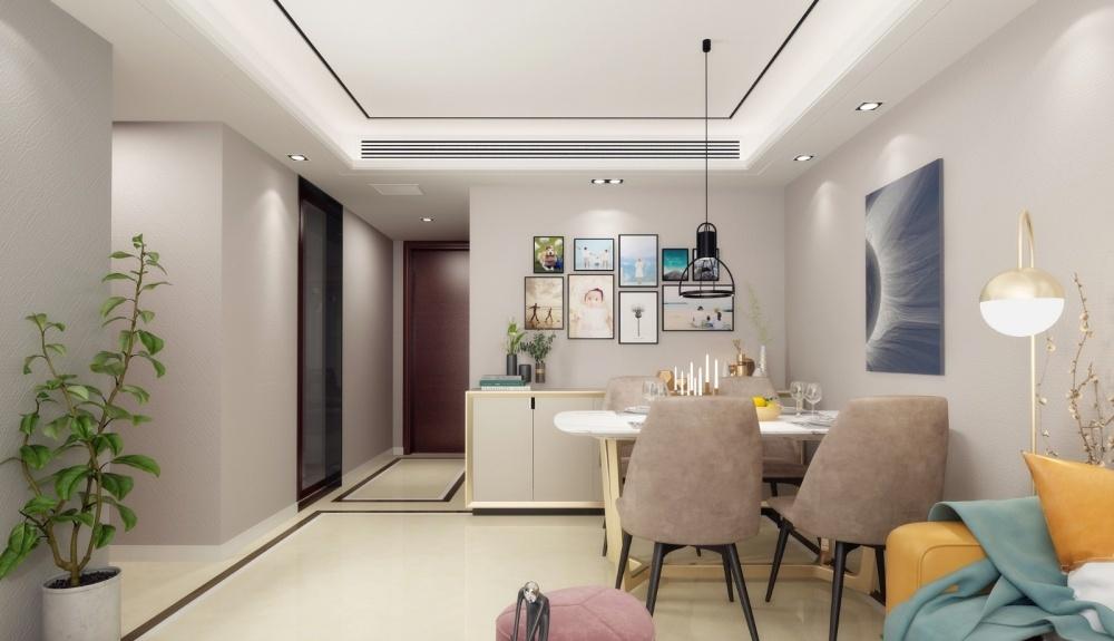 简约三口之家的暖意空间-3