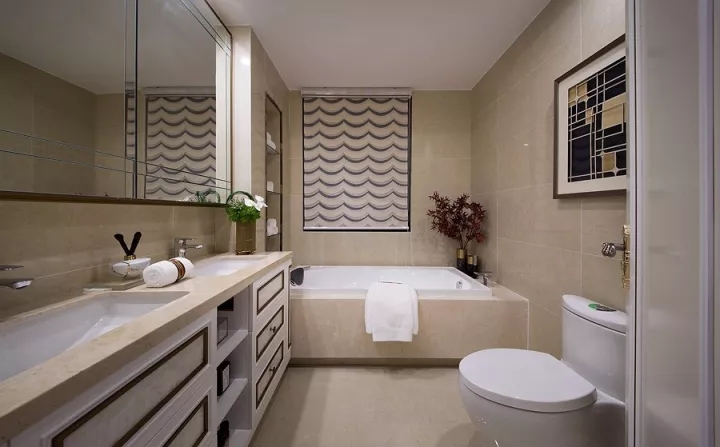 臻品空间设计：呼市伊泰华府•云玺精装成品房-12