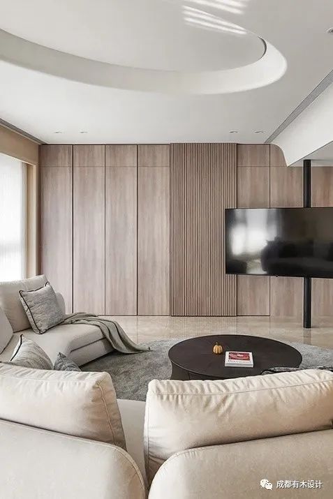 2023 年奶茶色简约大气宅邸设计案例丨PEACE LIFE-3