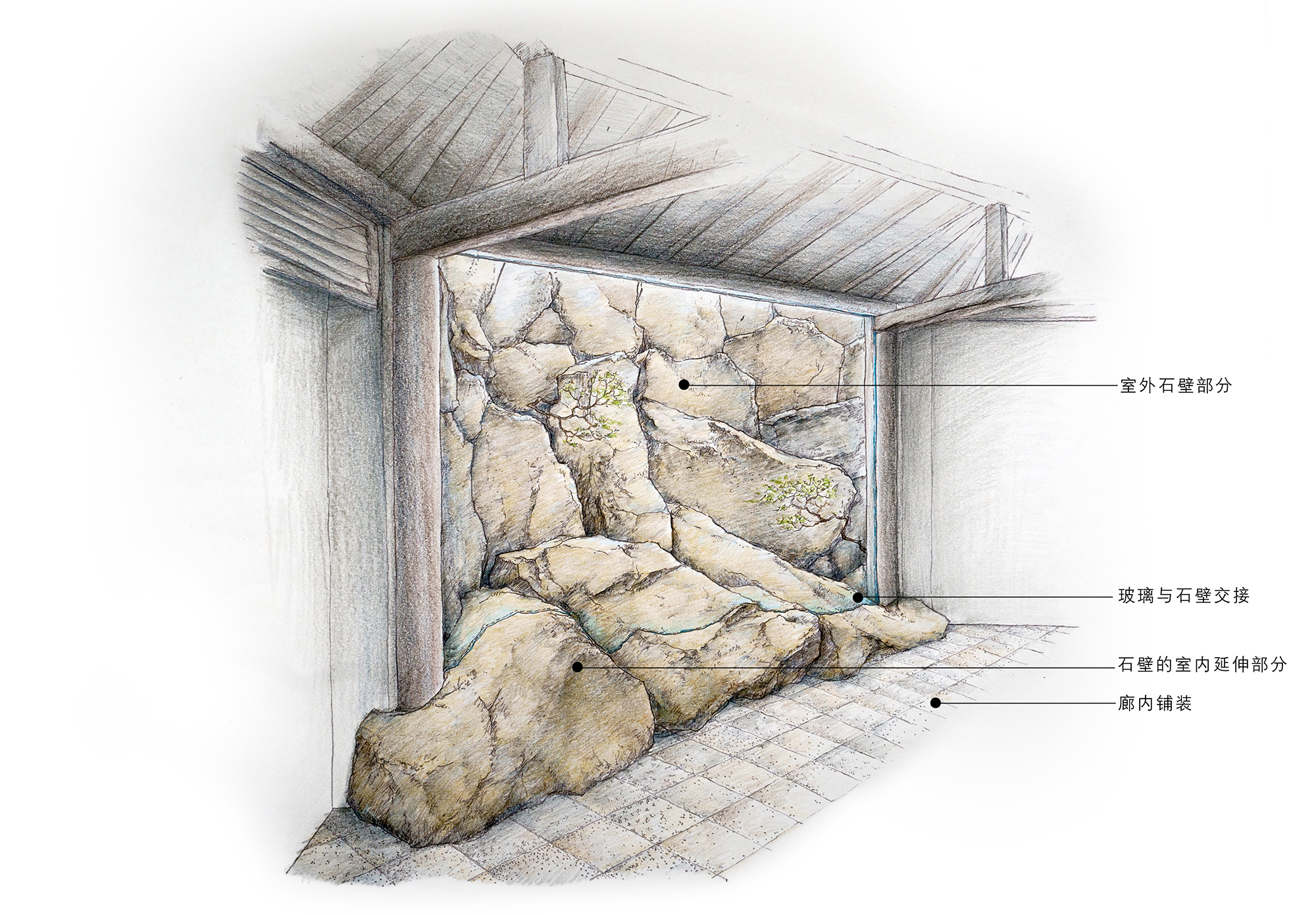 悉昙酒店部分庭院及公区设计丨丈山造园设计事务所-22