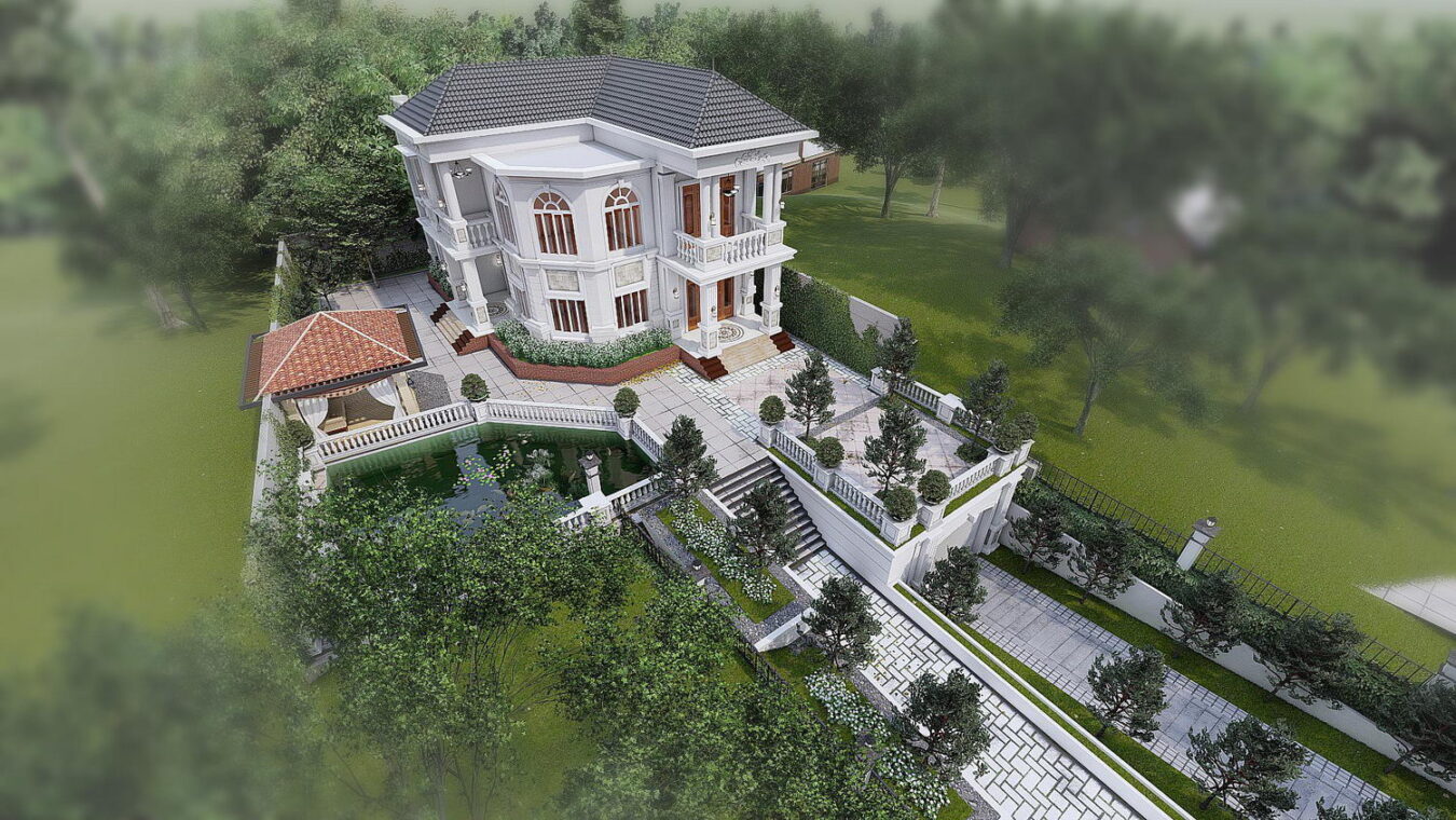 Sketchup 外别墅模型-5