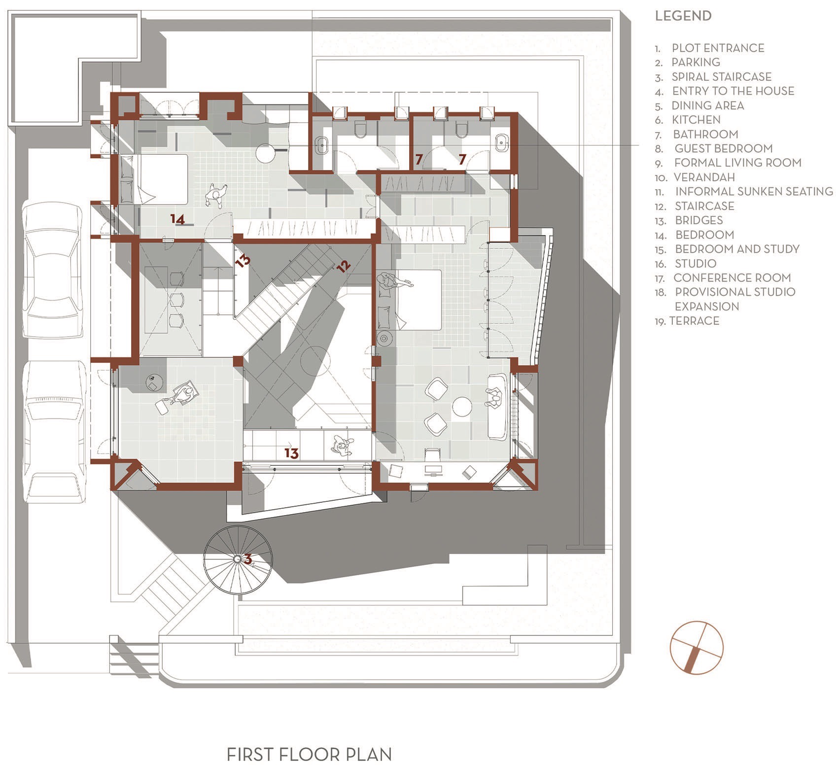 TerraKota 住宅丨印度丨Terra Firma Architects-67