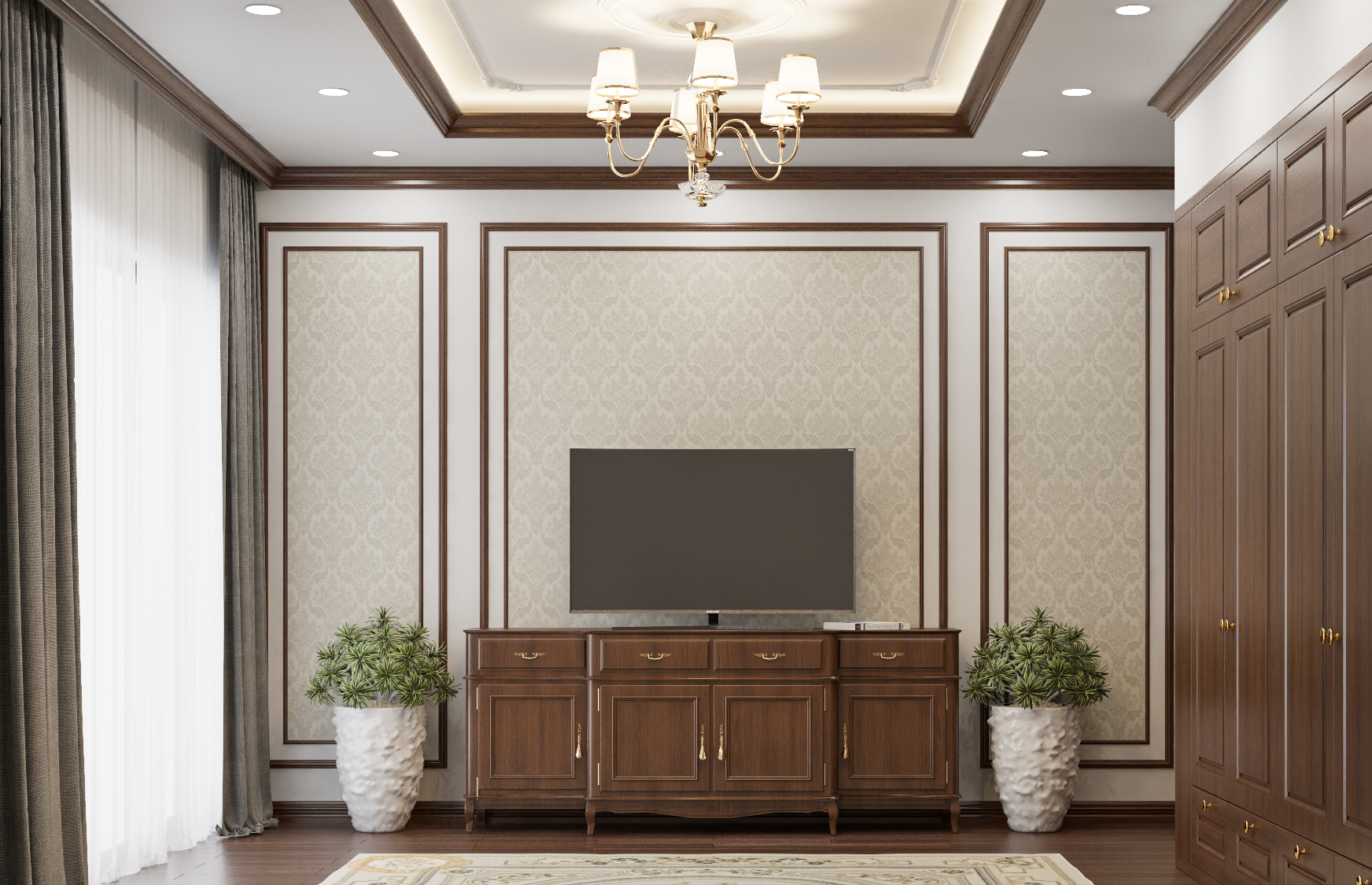 主卧室 经典内饰-1