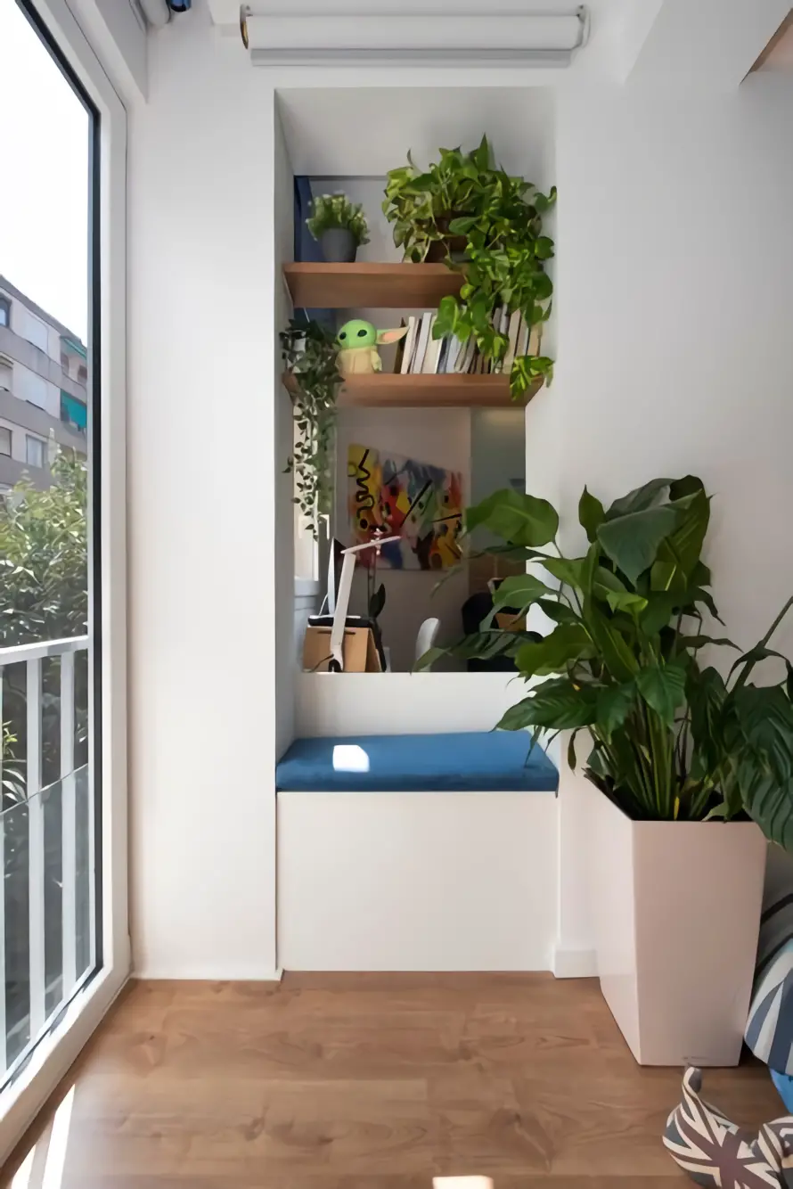 旋转电视打造活力空间 | 54m2 公寓的巧妙设计-23