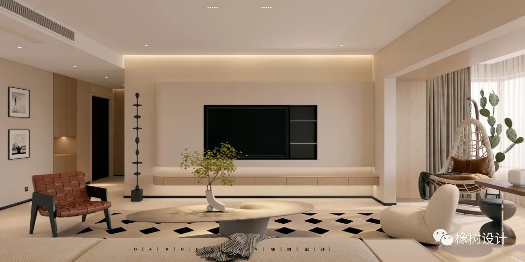 原木奶油风治愈人心的家丨橡树设计-10