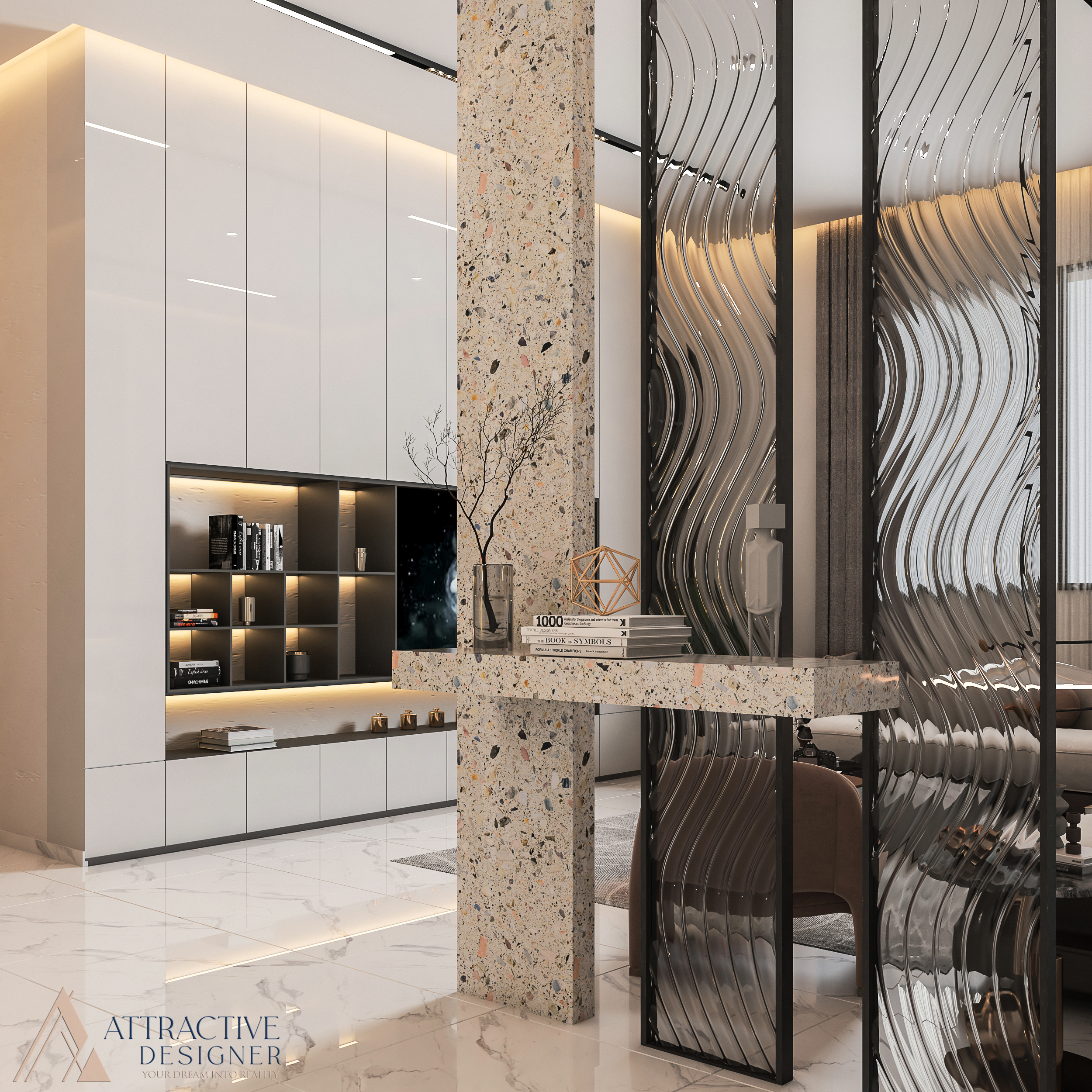 Living room design in Saudi Arabia-4