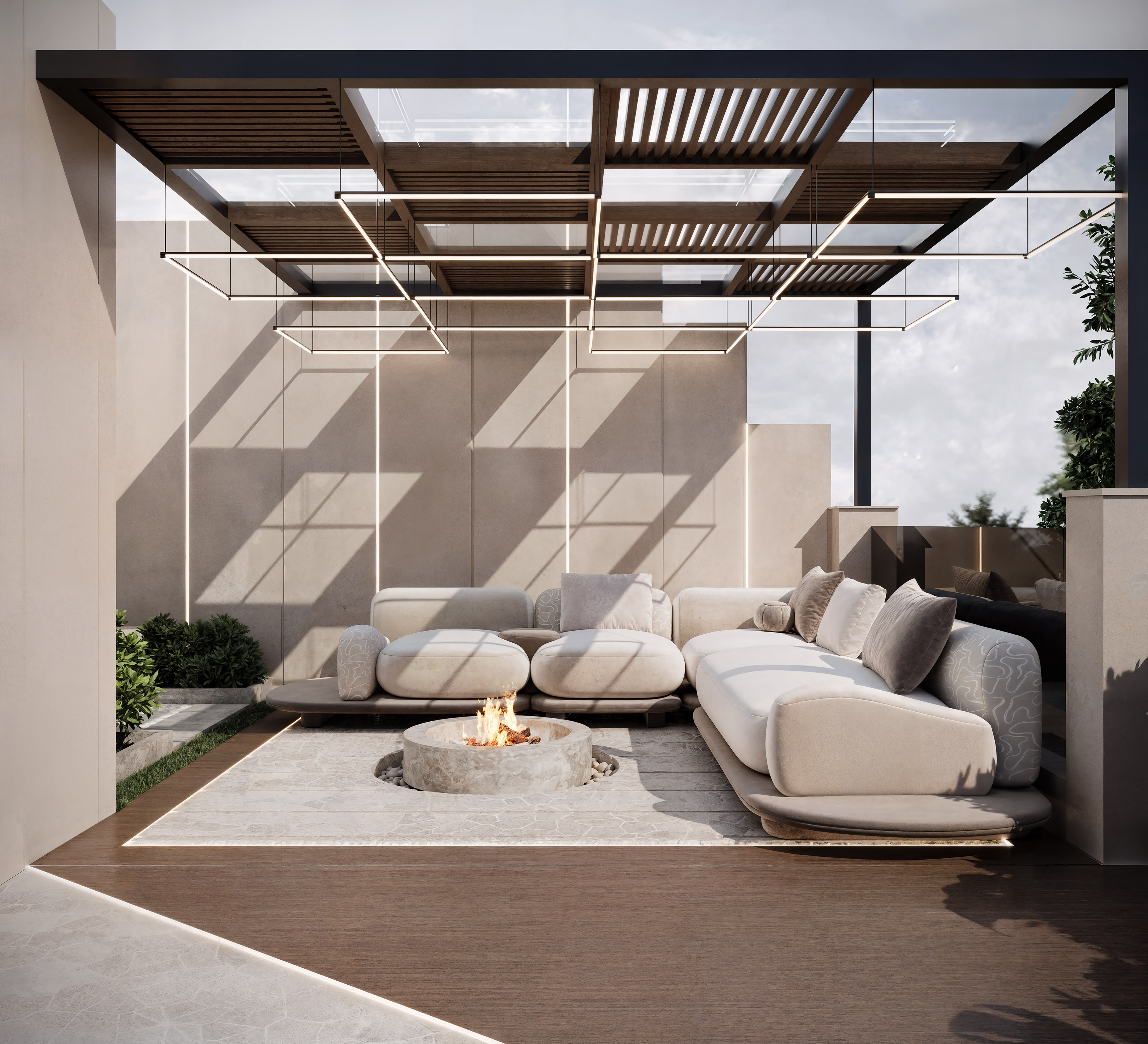 露台丨埃及开罗丨Evento design,Mohamed Abdelbaky-0