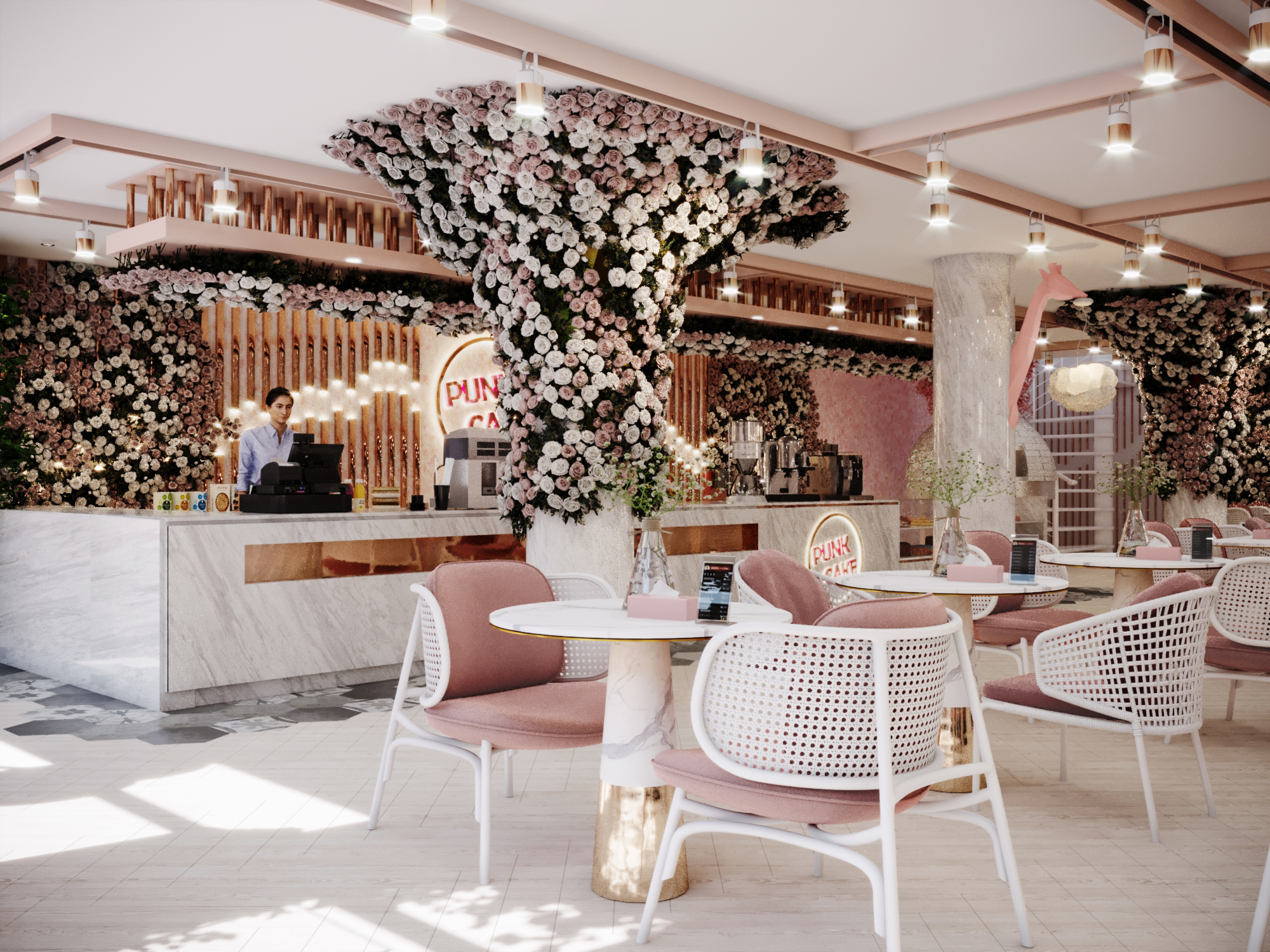 朋克蛋糕咖啡馆丨First designs-16