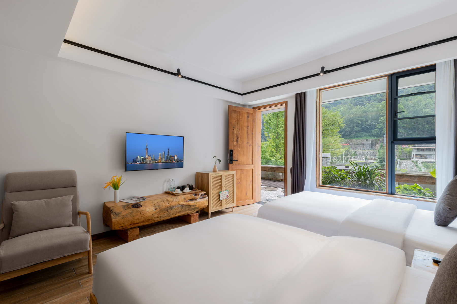 万境壹空悠哉山居温泉民宿空间设计-14