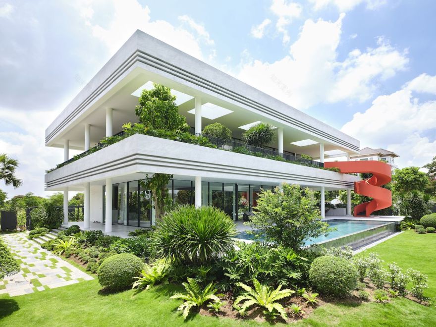 洛杉矶螺旋楼梯住宅-1