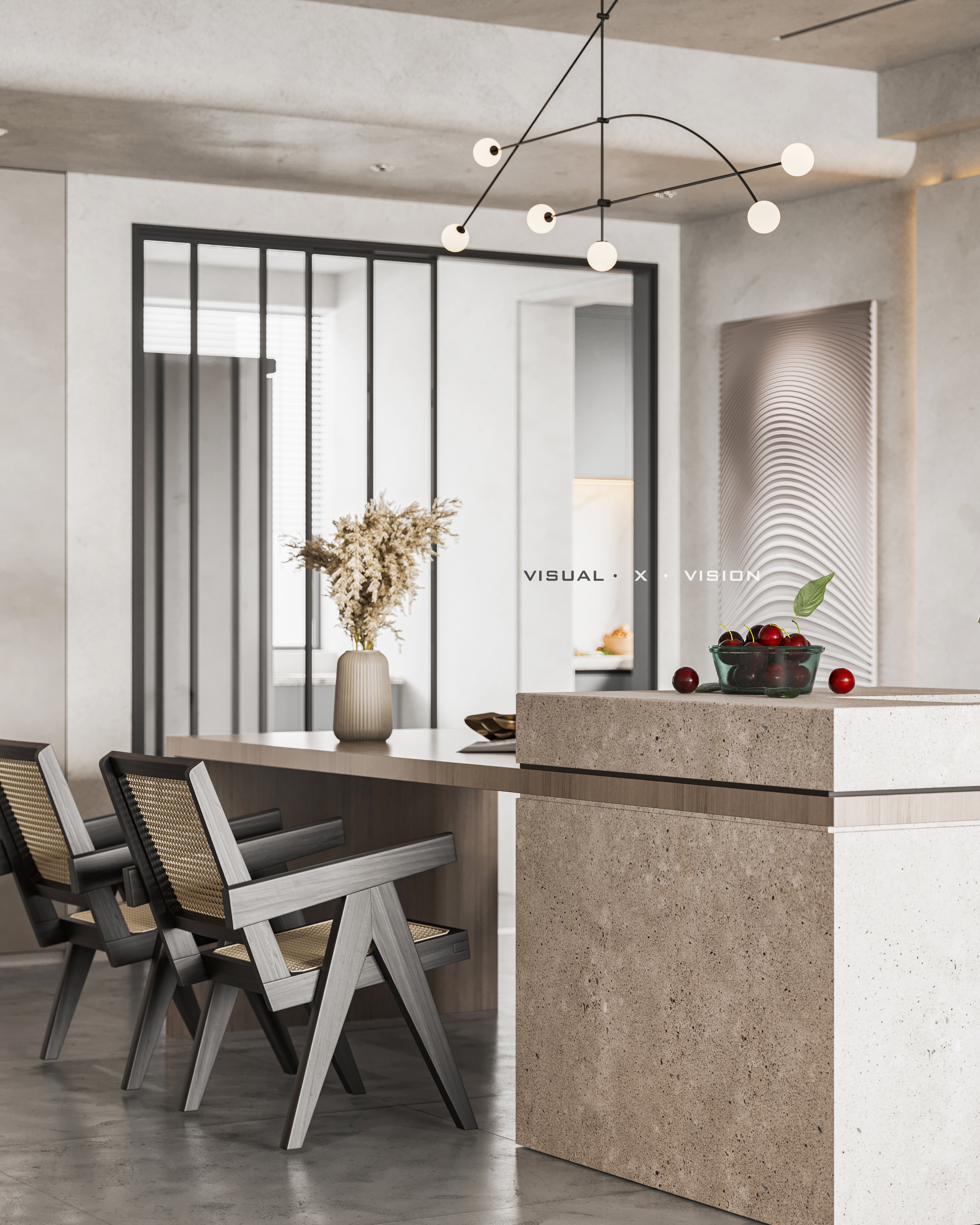 现代侘寂 | 3Dmax2018 打造极简空间-9