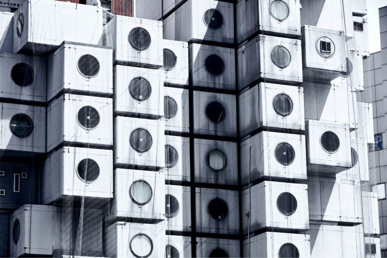 中银舱体大厦（Nakagin Capsule Tower）丨日本东京丨黑川纪章（Kišo Kurokawa）-19