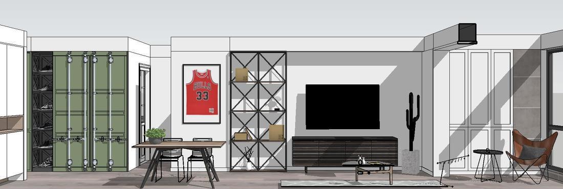 集装箱式鞋柜设计,打造个性北欧空间-16